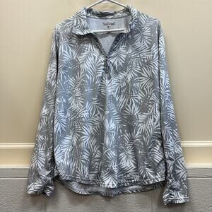 SanSoleil women’s XL White and Gray activewear Top